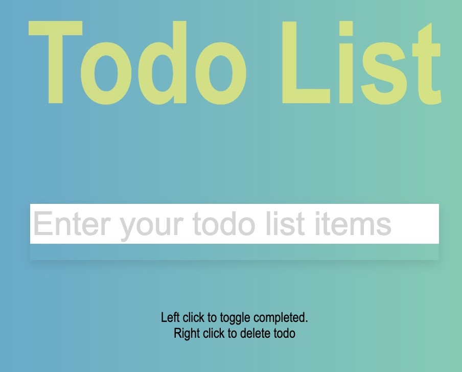 ToDo List